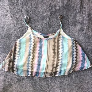 Patterned Crop Top